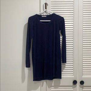 Navy blue casual dress